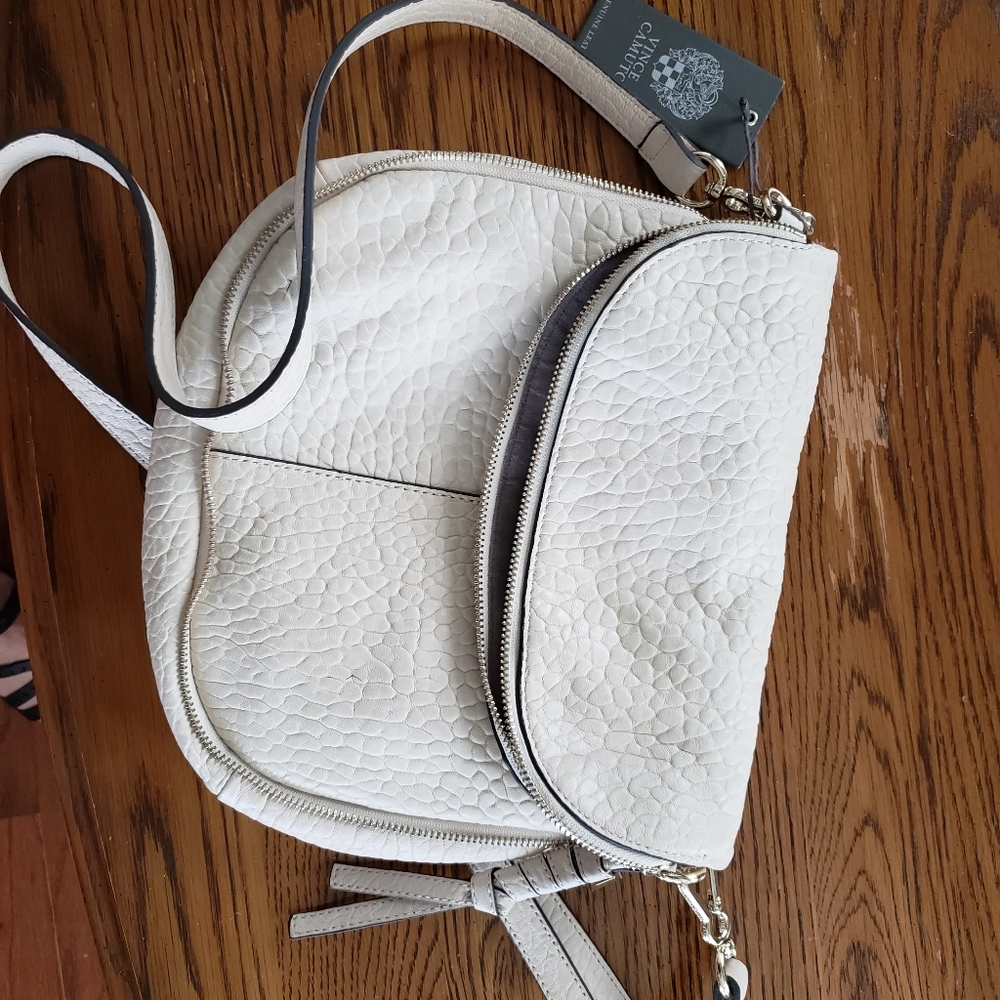 White handbag